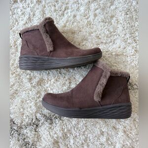 Women’s RYKA Neela Faux Suede Ankle Winter Ankle Snow Boots Sz 7.5 Like New